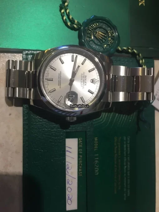 1:1 Replica Rolex Datejust 116200 Caliber 3135 Automatic Movement 36mm Steel Case Mens/unisex Watch - Image 4