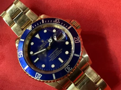 Great Imitation Rolex Submariner Date 16618 Caliber 3135 Automatic Movement 40mm Yellow Gold Case Mens/unisex Watch - Image 10