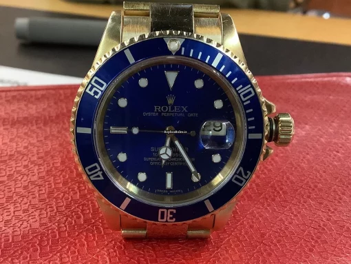 Great Imitation Rolex Submariner Date 16618 Caliber 3135 Automatic Movement 40mm Yellow Gold Case Mens/unisex Watch - Image 11