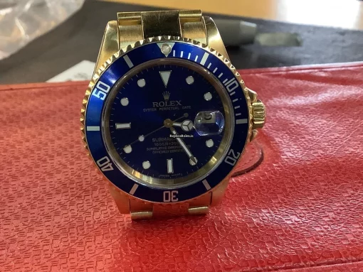 Great Imitation Rolex Submariner Date 16618 Caliber 3135 Automatic Movement 40mm Yellow Gold Case Mens/unisex Watch - Image 12