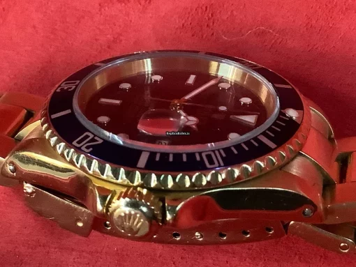 Great Imitation Rolex Submariner Date 16618 Caliber 3135 Automatic Movement 40mm Yellow Gold Case Mens/unisex Watch - Image 2