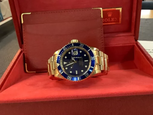 Great Imitation Rolex Submariner Date 16618 Caliber 3135 Automatic Movement 40mm Yellow Gold Case Mens/unisex Watch - Image 6