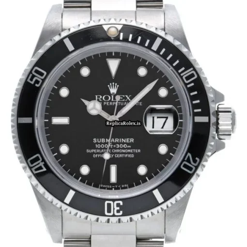 Recommend Replica Rolex Submariner Date 16610 Caliber 3135 Automatic Movement 40mm Steel Case Watch - Image 6
