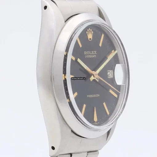 Offering Replica Rolex Oyster Precision 6694 Caliber 1225 Manual Winding Movement 34x40mm Steel Case Mens/unisex Watch - Image 4