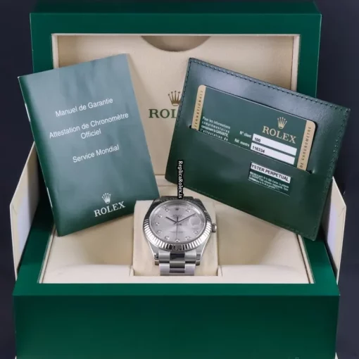 Excellent Replica Rolex Datejust II 116334 Caliber 3136 Automatic Movement 41mm Steel Case Mens/unisex Watch - Image 5