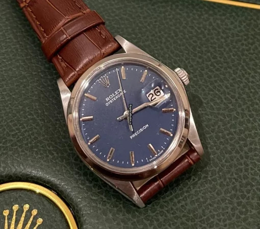 Fabulous Fake Rolex Oyster Precision 6694 Caliber 1225 Manual Winding Movement 34x40mm Steel Case Mens/unisex Watch