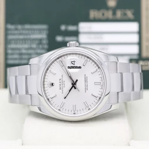 Excellent Replica Rolex Oyster Perpetual Date 115200 Caliber 3135 Automatic Movement 35x41mm Steel Case Mens/unisex Watch