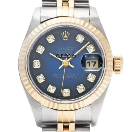Attractive Replica Rolex Lady-datejust 69173g Automatic Movement 26mm Steel Case Womens Watch - Image 6