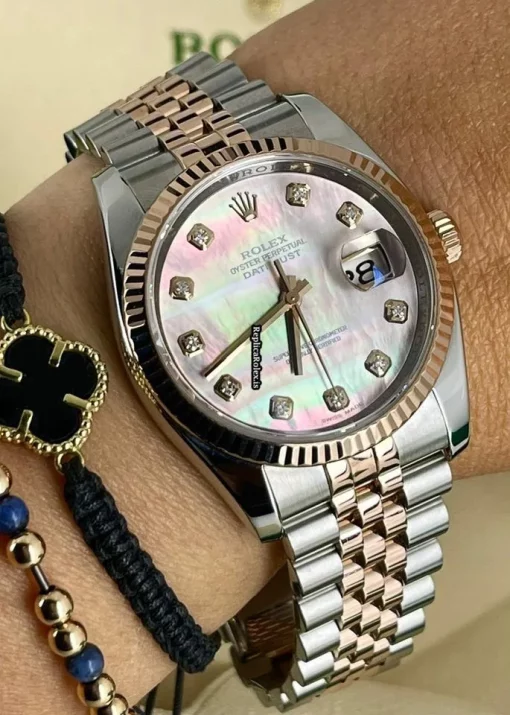 Affordable Fakes Rolex Datejust 116231 Caliber 3135 Automatic Movement 36mm Gold/steel Case Mens/unisex Watch