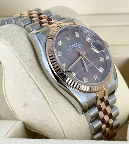 Affordable Fakes Rolex Datejust 116231 Caliber 3135 Automatic Movement 36mm Gold/steel Case Mens/unisex Watch - Image 3