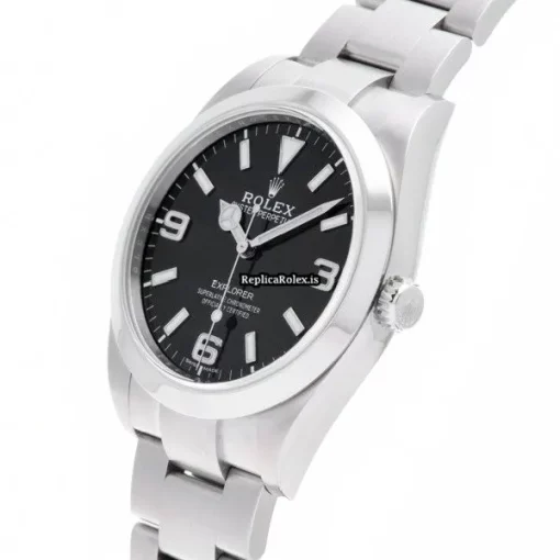 Superb Replica Rolex Explorer 214270 Caliber 3132 Automatic Movement 39mm Steel Case Watch - Image 2