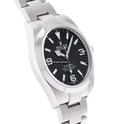 Superb Replica Rolex Explorer 214270 Caliber 3132 Automatic Movement 39mm Steel Case Watch - Image 3