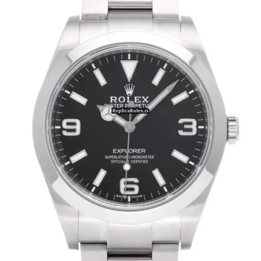 Superb Replica Rolex Explorer 214270 Caliber 3132 Automatic Movement 39mm Steel Case Watch - Image 6