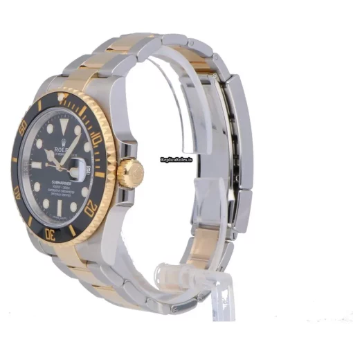 Appealing Replica Rolex Submariner Date 116613ln-0001 Automatic Movement 40mm Gold/steel Case Mens/unisex Watch - Image 2