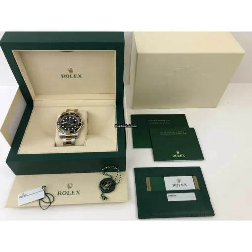 Appealing Replica Rolex Submariner Date 116613ln-0001 Automatic Movement 40mm Gold/steel Case Mens/unisex Watch - Image 9