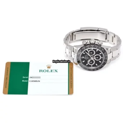 Durable Copies Rolex Daytona 116500ln Caliber 4130 Automatic Movement 40mm Steel Case Watch - Image 5