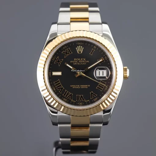 Affordable Imitation Rolex Datejust II 116333 Caliber 3136 Automatic Movement 41mm Gold/steel Case Mens/unisex Watch - Image 2