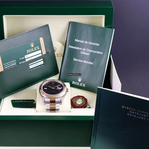 Affordable Imitation Rolex Datejust II 116333 Caliber 3136 Automatic Movement 41mm Gold/steel Case Mens/unisex Watch - Image 5