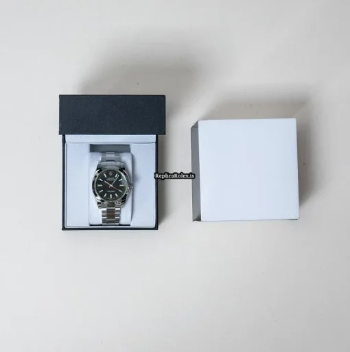 Lovely Replica Rolex Milgauss 116400gv-0001 Caliber 3131 Automatic Movement 40mm Steel Case Mens/unisex Watch - Image 7