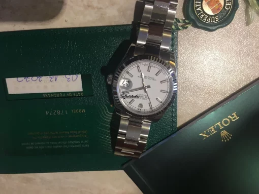 Reliable Fake Rolex Lady-datejust 178274 Caliber 2235 Automatic Movement 31mm Steel Case Womens Watch - Image 2