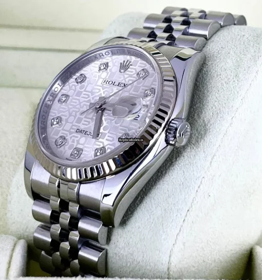 Pleasing Replica Rolex Datejust 116234 Caliber 3135 Automatic Movement 36mm Steel Case Mens/unisex Watch - Image 6