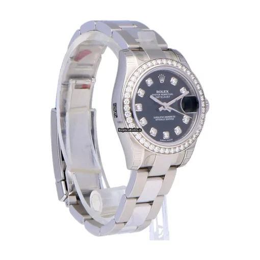 Amazing Knockoff Rolex Lady-datejust 179384-0002 Caliber 2235 Automatic Movement 26mm Silver Case Womens Watch - Image 8