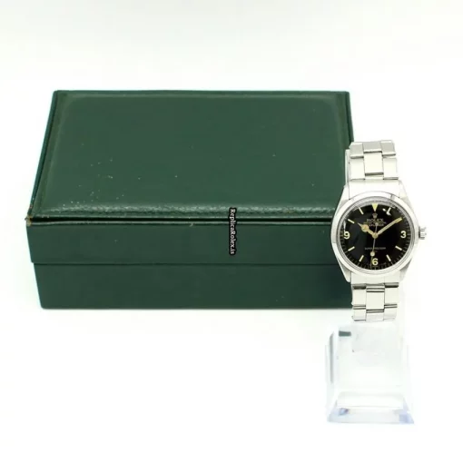 Unique Replica Rolex Air King 5500 Caliber 1530 Automatic Movement 34mm Steel Case Mens/unisex Watch - Image 8