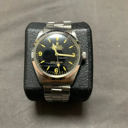 Unique Replica Rolex Air King 5500 Caliber 1530 Automatic Movement 34mm Steel Case Mens/unisex Watch - Image 9