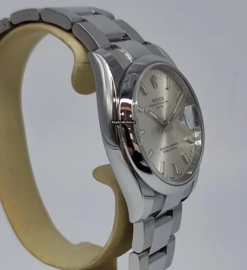 Great Fake Rolex Oyster Perpetual Date 115200 Caliber 3135 Automatic Movement 34mm Steel Case Mens/unisex Watch - Image 4