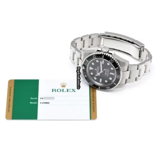 Suitable Fakes Rolex Submariner 114060 Caliber 3130 Automatic Movement 40mm Steel Case Watch - Image 5