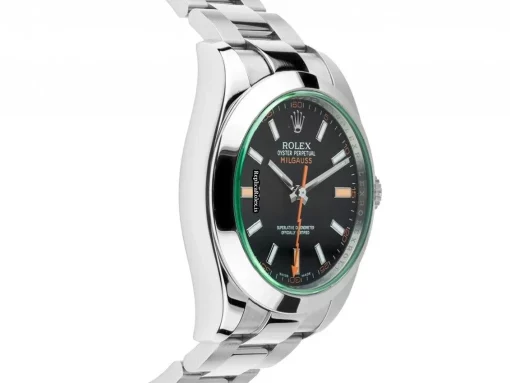 Remarkable Copy Rolex Milgauss 116400gv Caliber 3131 Automatic Movement 40mm Steel Case Mens/unisex Watch - Image 3