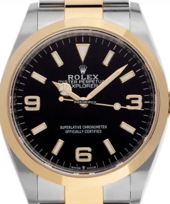 Wonderful Fake Rolex Explorer 124273 Caliber 3230 Automatic Movement 36mm Gold/steel Case Mens/unisex Watch