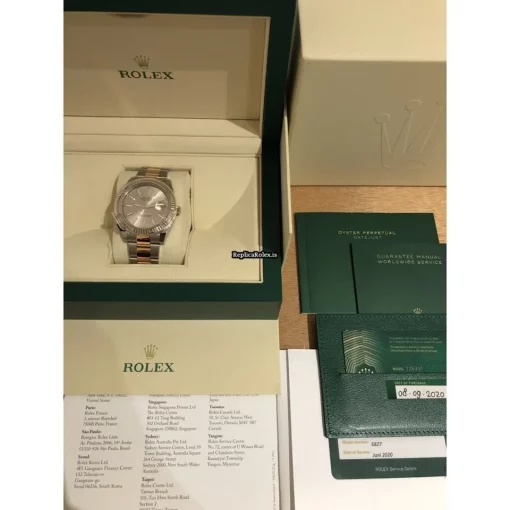 Quality Fake Rolex Datejust II 126331 Automatic Movement 41mm Gold/steel Case Mens/unisex Watch - Image 9