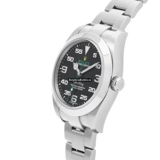 Awesome Fake Rolex Air King 116900 Caliber 3131 Automatic Movement 40mm Steel Case Watch - Image 2