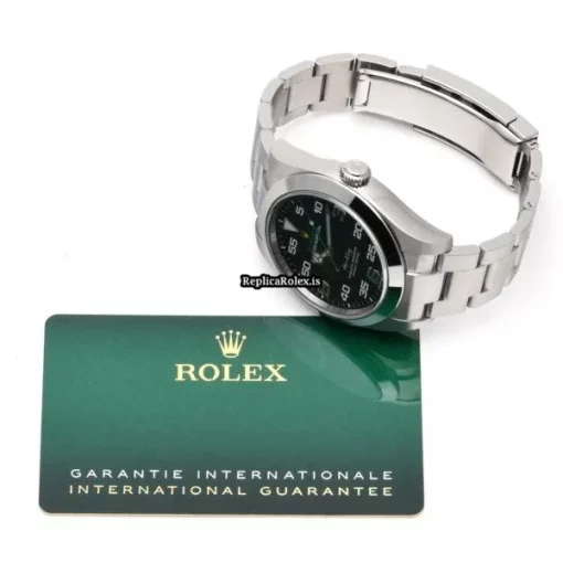 Awesome Fake Rolex Air King 116900 Caliber 3131 Automatic Movement 40mm Steel Case Watch - Image 5