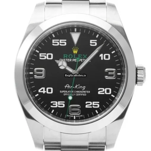 Awesome Fake Rolex Air King 116900 Caliber 3131 Automatic Movement 40mm Steel Case Watch - Image 6