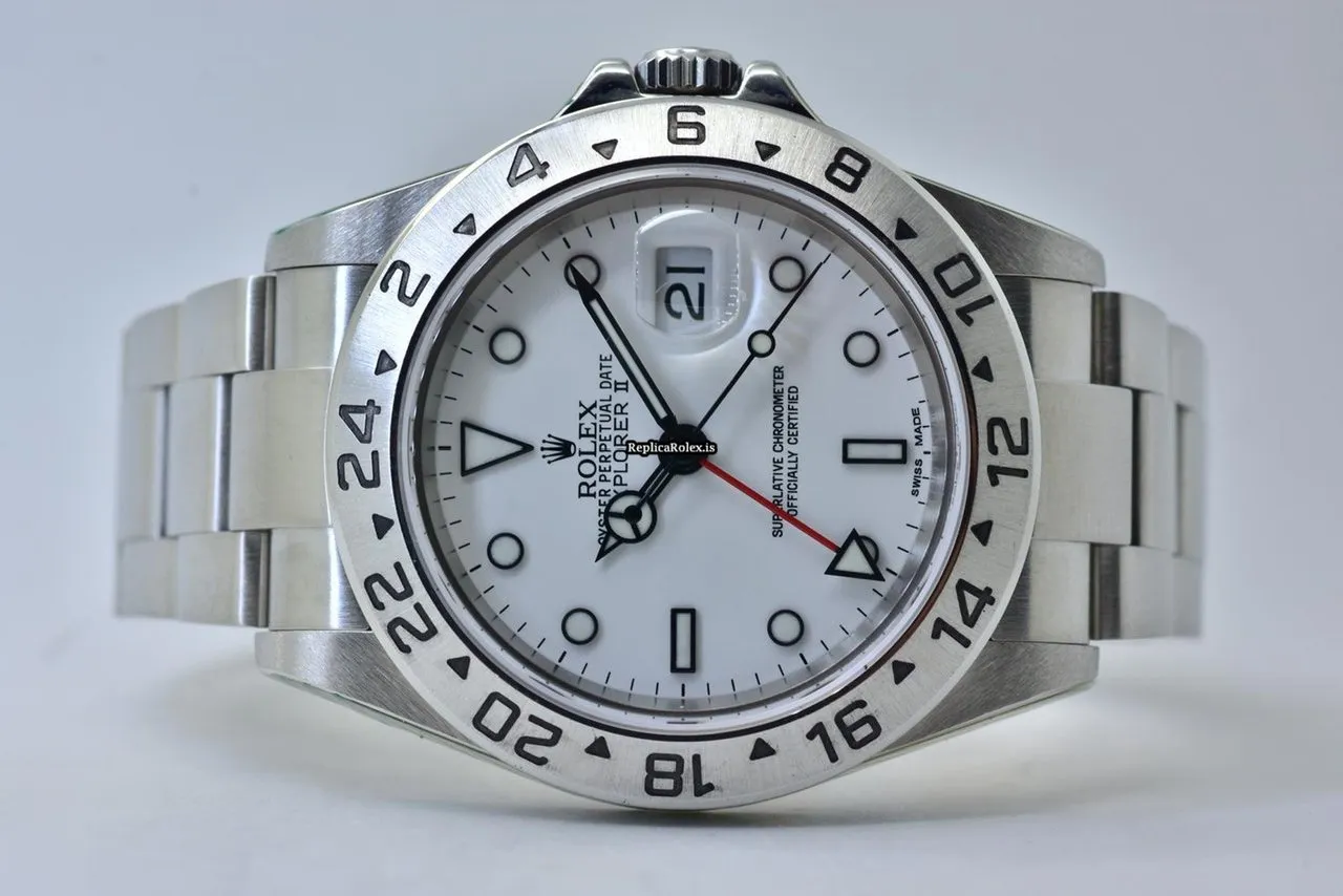 Nice Replica Rolex Explorer II 16570 Automatic Movement 40mm Steel Case Mens/unisex Watch