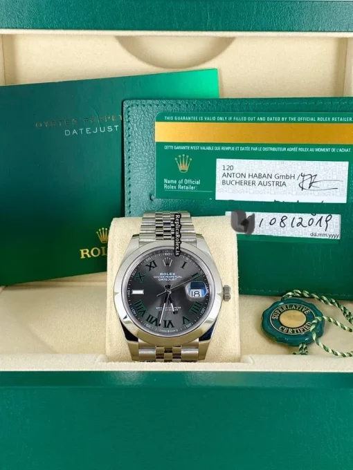 1:1 Imitation Rolex Datejust II 126300 Caliber 3235 Automatic Movement 41x48mm Steel Case Mens/unisex Watch - Image 2
