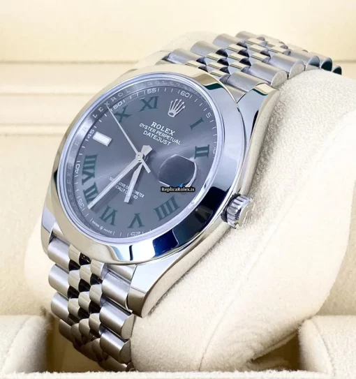 1:1 Imitation Rolex Datejust II 126300 Caliber 3235 Automatic Movement 41x48mm Steel Case Mens/unisex Watch - Image 3