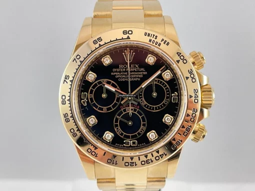 Superior Replica Rolex Daytona 116508 Caliber 4130 Automatic Movement 40mm Yellow Gold Case Mens/unisex Watch