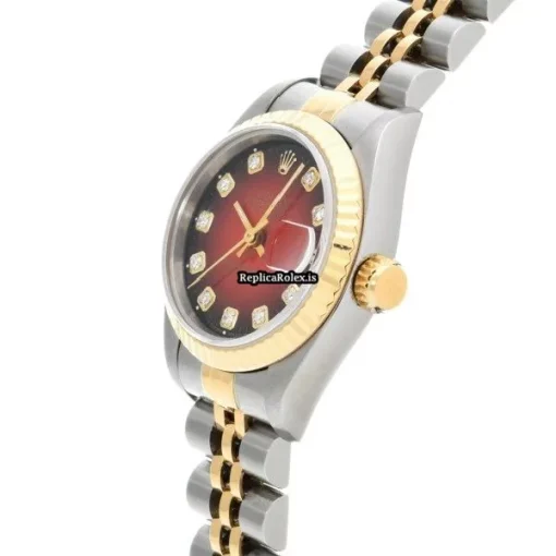 Stylish Copies Rolex Lady-datejust 69173g Automatic Movement 26mm Steel Case Womens Watch - Image 2