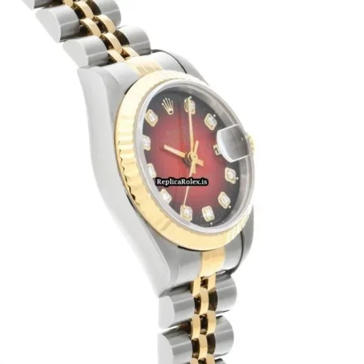 Stylish Copies Rolex Lady-datejust 69173g Automatic Movement 26mm Steel Case Womens Watch - Image 3