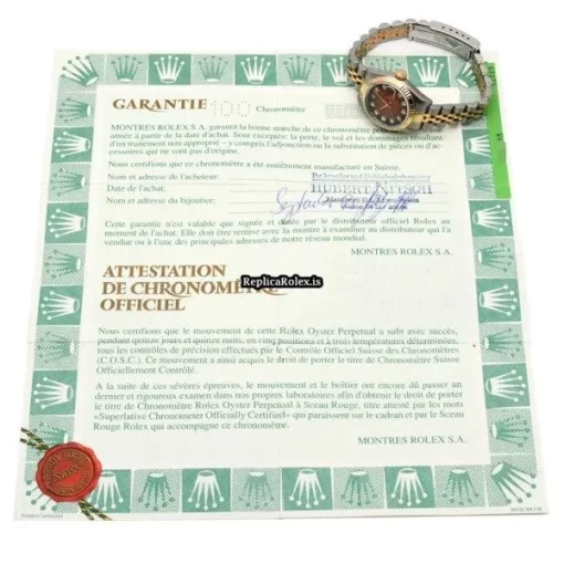 Stylish Copies Rolex Lady-datejust 69173g Automatic Movement 26mm Steel Case Womens Watch - Image 5