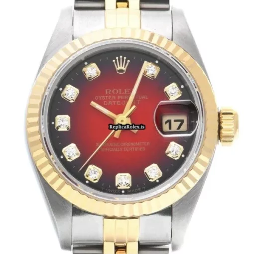 Stylish Copies Rolex Lady-datejust 69173g Automatic Movement 26mm Steel Case Womens Watch - Image 6