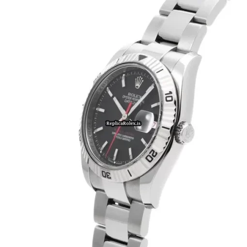 Defect Replica Rolex Datejust Turn-o-graph 116264 Caliber 3135 Automatic Movement 36mm Steel Case Watch - Image 2