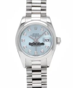 Remarkable Fake Rolex Lady-datejust 179166g Automatic Movement 26mm Platinum Case Womens Watch