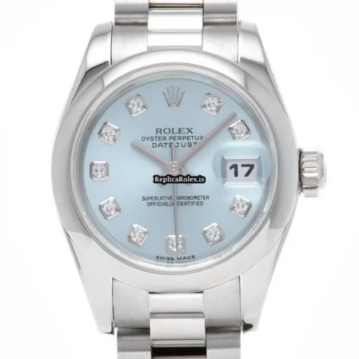 Remarkable Fake Rolex Lady-datejust 179166g Automatic Movement 26mm Platinum Case Womens Watch - Image 6