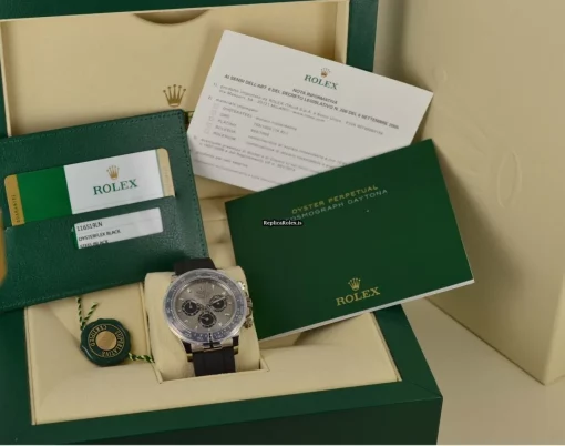 Amazing Replica Rolex Daytona 116519ln Caliber 4130 Automatic Movement 40mm White Gold Case Mens/unisex Watch - Image 5