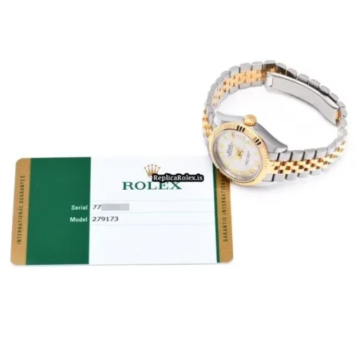 Exquisite Copy Rolex Lady-datejust 279173 Caliber 2236 Automatic Movement 28mm Steel Case Womens Watch - Image 5