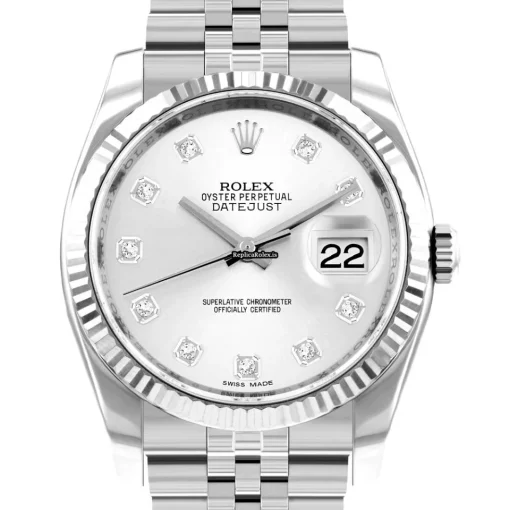 Ideal Knockoff Rolex Datejust 116234 Automatic Movement 36mm Steel Case Mens/unisex Watch - Image 2